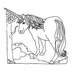 Coloring page: Unicorn (Characters) #19568 - Free Printable Coloring Pages