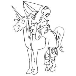 Coloring page: Unicorn (Characters) #19572 - Free Printable Coloring Pages