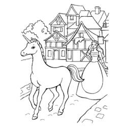Coloring page: Unicorn (Characters) #19593 - Printable coloring pages