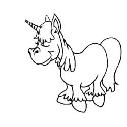 Coloring page: Unicorn (Characters) #19598 - Free Printable Coloring Pages