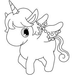 Coloring page: Unicorn (Characters) #19600 - Printable coloring pages