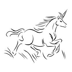 Coloring page: Unicorn (Characters) #19612 - Free Printable Coloring Pages