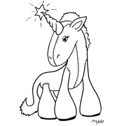 Coloring page: Unicorn (Characters) #19617 - Free Printable Coloring Pages