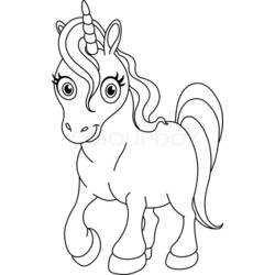 Coloring page: Unicorn (Characters) #19628 - Free Printable Coloring Pages