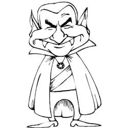Coloring page: Vampire (Characters) #85912 - Free Printable Coloring Pages