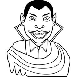 Coloring page: Vampire (Characters) #85917 - Free Printable Coloring Pages