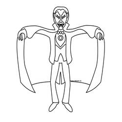Coloring page: Vampire (Characters) #85918 - Printable coloring pages