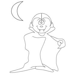 Coloring page: Vampire (Characters) #85919 - Free Printable Coloring Pages