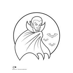 Coloring page: Vampire (Characters) #85921 - Printable coloring pages