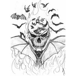 Coloring pages: Vampire - Printable Coloring Pages