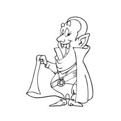 Coloring page: Vampire (Characters) #85954 - Free Printable Coloring Pages
