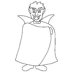 Coloring page: Vampire (Characters) #85955 - Free Printable Coloring Pages
