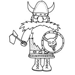 Coloring page: Viking (Characters) #149352 - Printable coloring pages