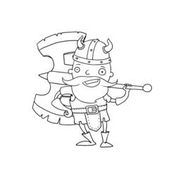 Coloring page: Viking (Characters) #149365 - Free Printable Coloring Pages