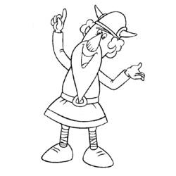 Coloring page: Viking (Characters) #149373 - Free Printable Coloring Pages