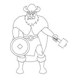 Coloring page: Viking (Characters) #149384 - Printable coloring pages