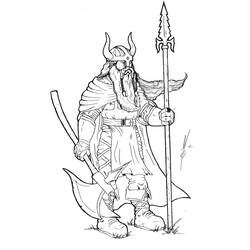 Coloring page: Viking (Characters) #149445 - Printable coloring pages