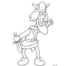 Coloring page: Viking (Characters) #149474 - Free Printable Coloring Pages