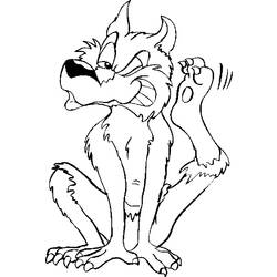 Coloring page: Werewolf (Characters) #100013 - Printable coloring pages