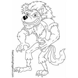 Coloring page: Werewolf (Characters) #100027 - Printable coloring pages