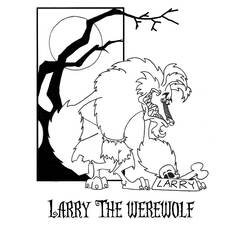 Coloring page: Werewolf (Characters) #100037 - Printable coloring pages