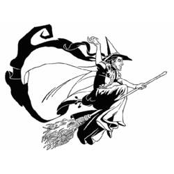 Coloring page: Witch (Characters) #108129 - Free Printable Coloring Pages