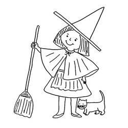 Coloring page: Witch (Characters) #108133 - Free Printable Coloring Pages