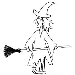Coloring page: Witch (Characters) #108149 - Free Printable Coloring Pages