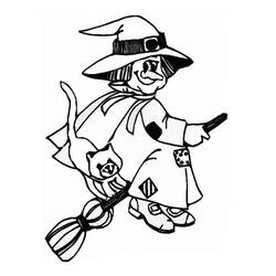 Coloring page: Witch (Characters) #108153 - Free Printable Coloring Pages