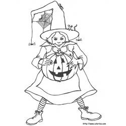 Coloring page: Witch (Characters) #108158 - Free Printable Coloring Pages