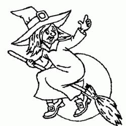 Coloring page: Witch (Characters) #108195 - Free Printable Coloring Pages