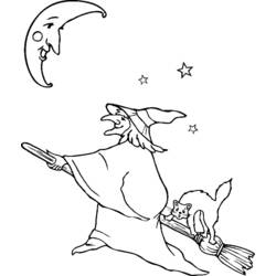 Coloring page: Witch (Characters) #108209 - Free Printable Coloring Pages