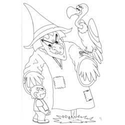 Coloring page: Witch (Characters) #108223 - Printable coloring pages