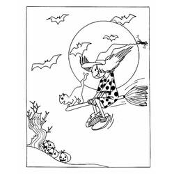 Coloring page: Witch (Characters) #108229 - Free Printable Coloring Pages