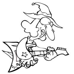 Coloring page: Witch (Characters) #108237 - Free Printable Coloring Pages