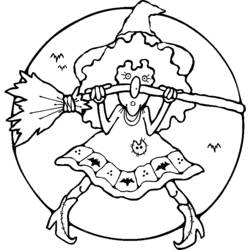 Coloring page: Witch (Characters) #108248 - Free Printable Coloring Pages