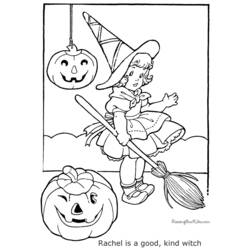 Coloring page: Witch (Characters) #108258 - Free Printable Coloring Pages