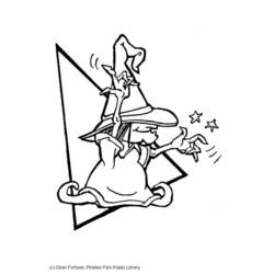 Coloring page: Witch (Characters) #108260 - Free Printable Coloring Pages