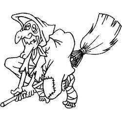 Coloring page: Witch (Characters) #108269 - Free Printable Coloring Pages