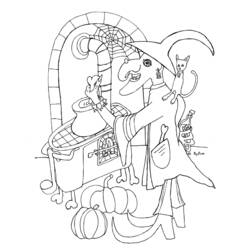 Coloring page: Witch (Characters) #108272 - Free Printable Coloring Pages