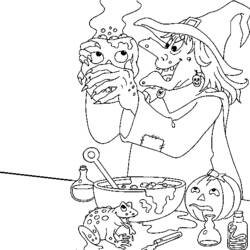 Coloring page: Witch (Characters) #108277 - Free Printable Coloring Pages