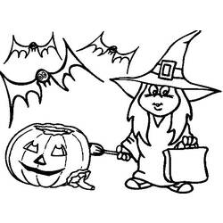 Coloring page: Witch (Characters) #108292 - Printable coloring pages