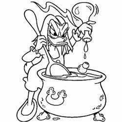 Coloring page: Witch (Characters) #108322 - Free Printable Coloring Pages