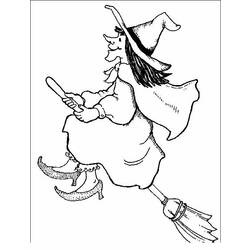Coloring page: Witch (Characters) #108325 - Free Printable Coloring Pages