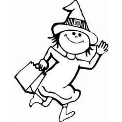 Coloring page: Witch (Characters) #108332 - Free Printable Coloring Pages