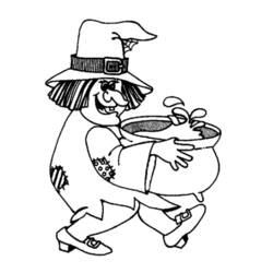 Coloring page: Witch (Characters) #108345 - Free Printable Coloring Pages