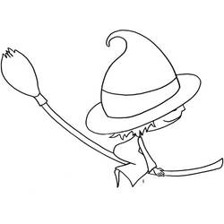 Coloring page: Witch (Characters) #108354 - Free Printable Coloring Pages