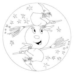 Coloring page: Witch (Characters) #108362 - Free Printable Coloring Pages