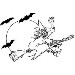 Coloring page: Witch (Characters) #108383 - Free Printable Coloring Pages