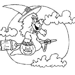 Coloring page: Witch (Characters) #108400 - Free Printable Coloring Pages